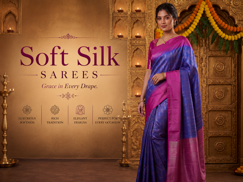 Why Soft Silk Sarees Are Every Woman's First Love