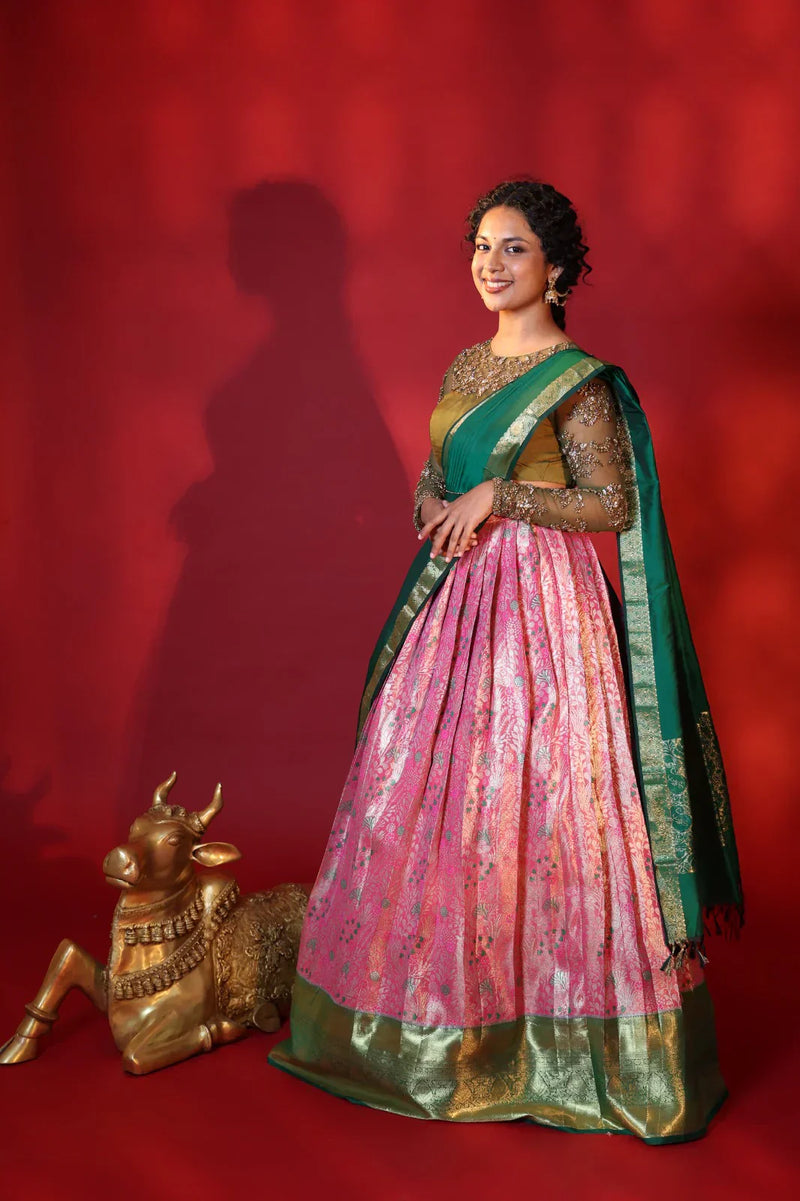 What Makes Today’s Trendy Half Saree Designs So Popular