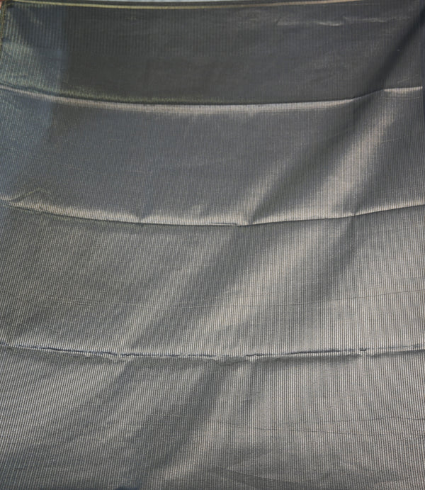 Close-up of gray fabric with visible texture