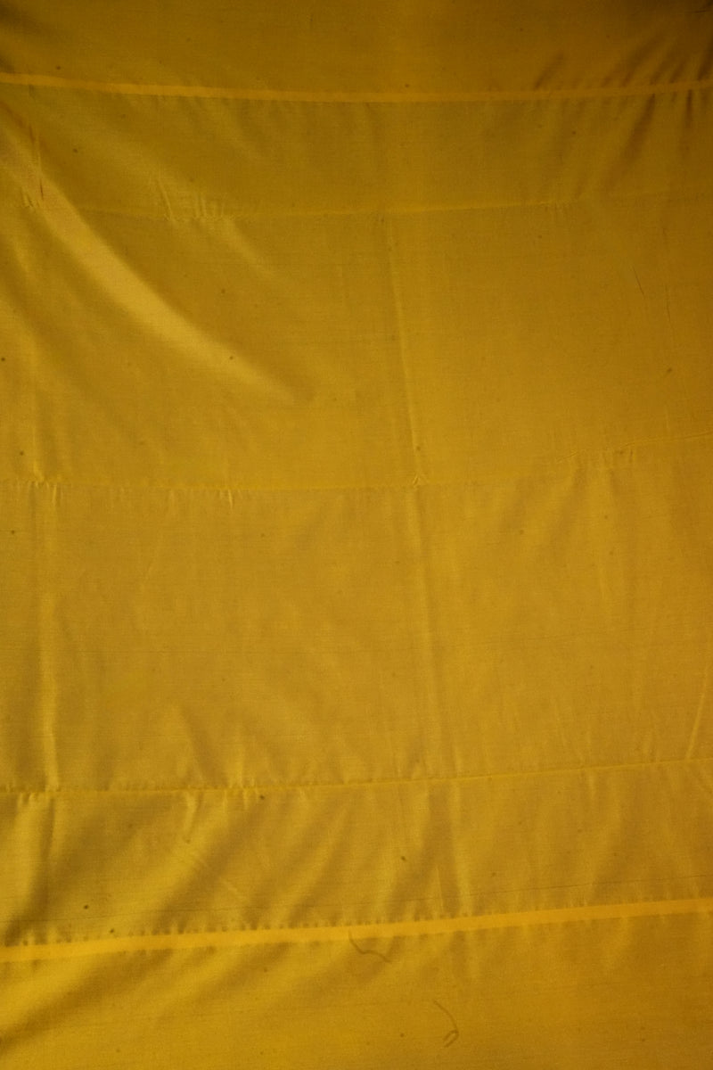 Royal Purple Soft Silk Saree with Mustard Yellow Silver Zari Border | Rich Woven Pallu | Traditional Wedding Wear