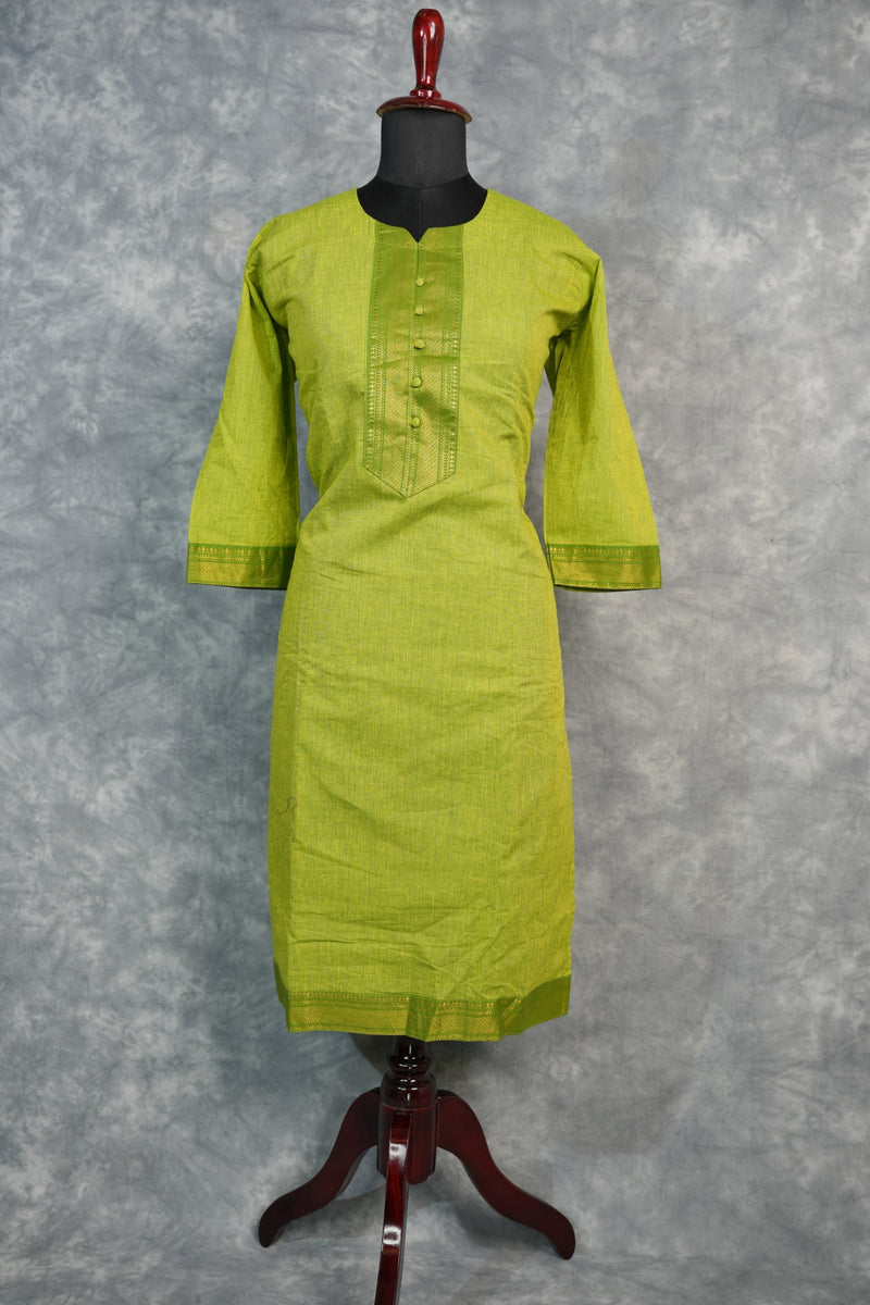 Parrot Green Chudi – A vibrant and refreshing outfit that highlights the beauty of bright parrot green. Designed with elegant detailing, this chudi offers a perfect blend of comfort and style,