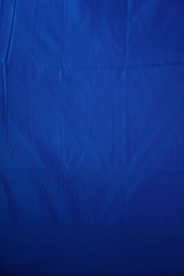 Soft Silk Saree | Violet Purple with Royal Blue Floral Zari Border | Wedding & Festive Wear