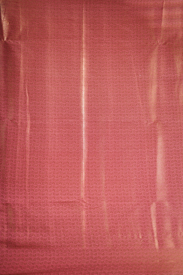 Deep Plum Kora Cotton Saree | Antique Gold Zari Border | Dry Clean Occasion Wear