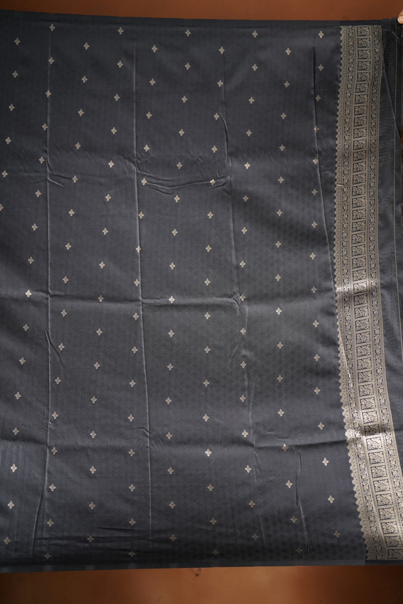 Mustard Gold Art Silk Saree | Zari Buti & Brocade Pallu | Festive Traditional Wear