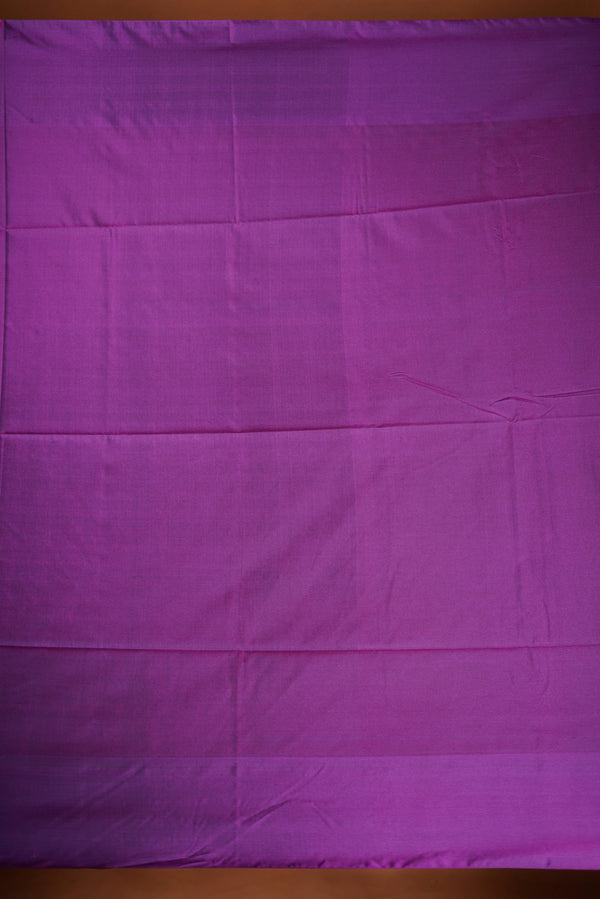 Bright Yellow Soft Silk Saree | Lurex Check Body Pink Border | Festive Party Wear
