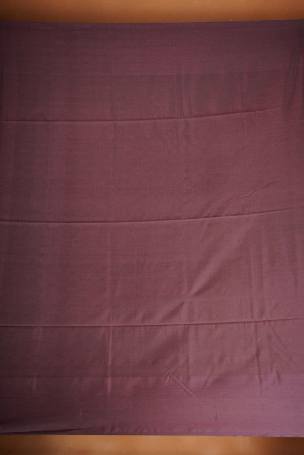 Rust Gold Soft Silk Saree | Violet Lurex Checked Border | Festive & Contemporary Wear