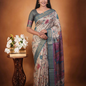 Semi Tusser Silk